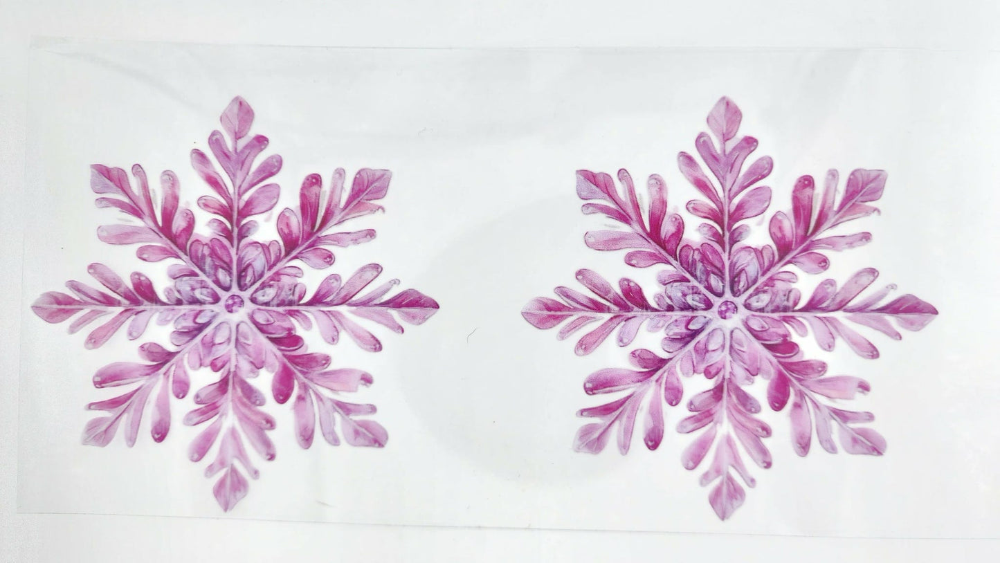 Snowflakes Pink