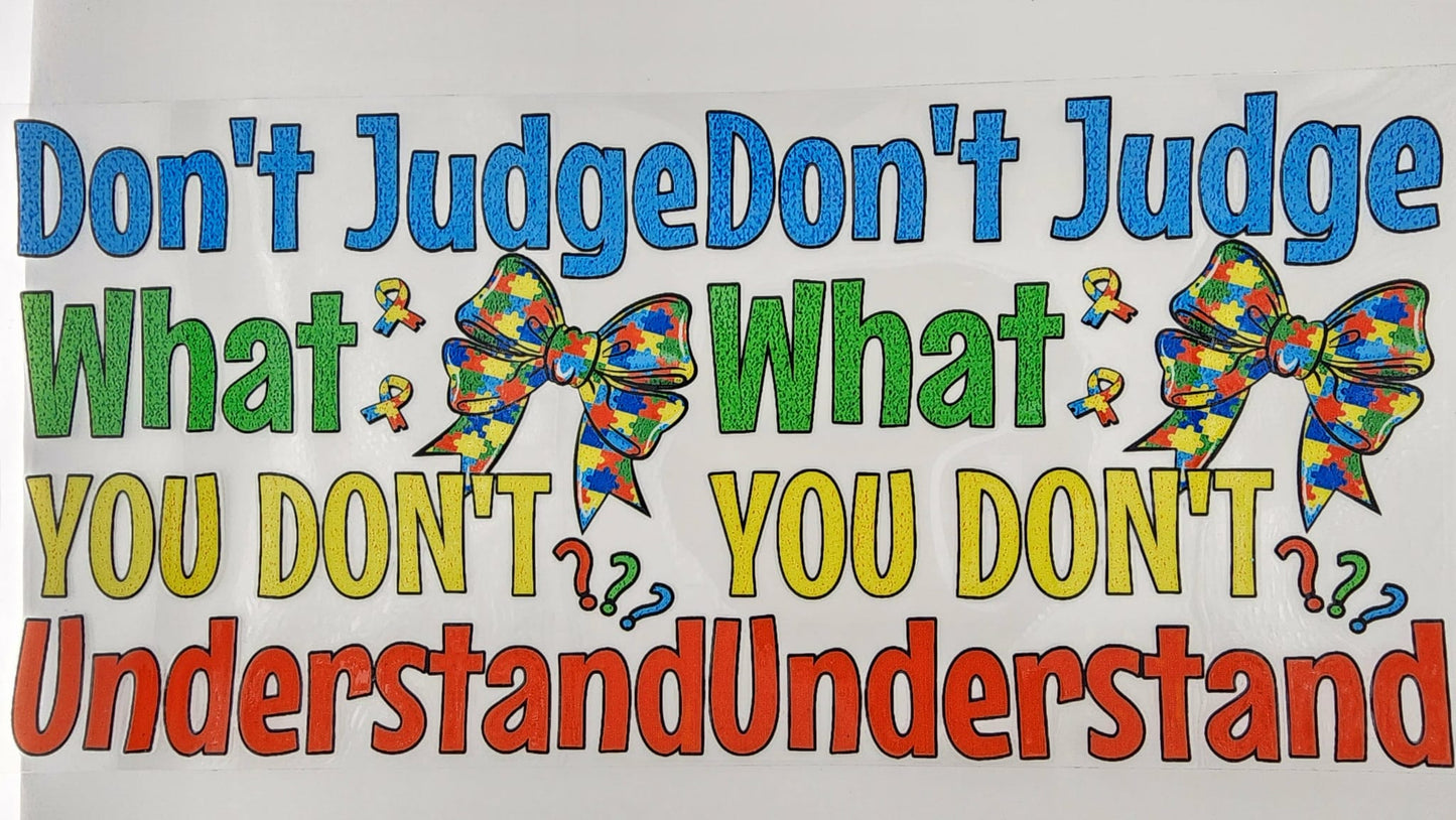 Autism - Don't Judge 1