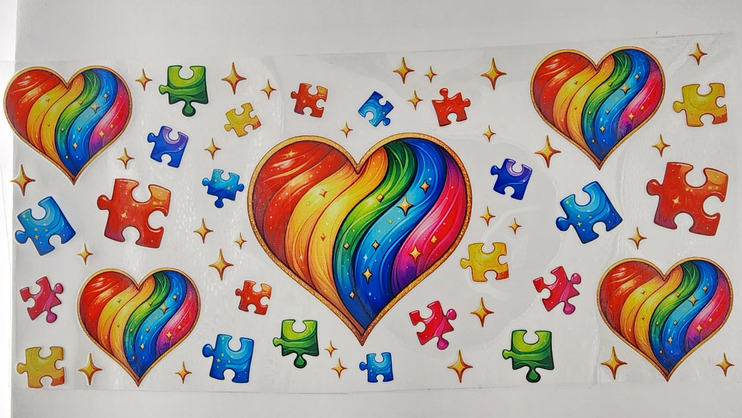 Autism Rainbow Heart