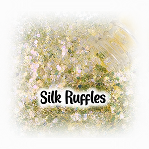 Silk Ruffle Glitter