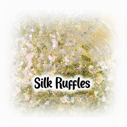 Silk Ruffle Glitter
