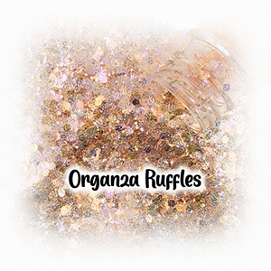 Organza Ruffle Glitter