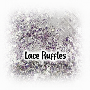 Lace Ruffle Glitter