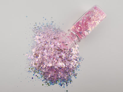 Chiffon Ruffle Glitter
