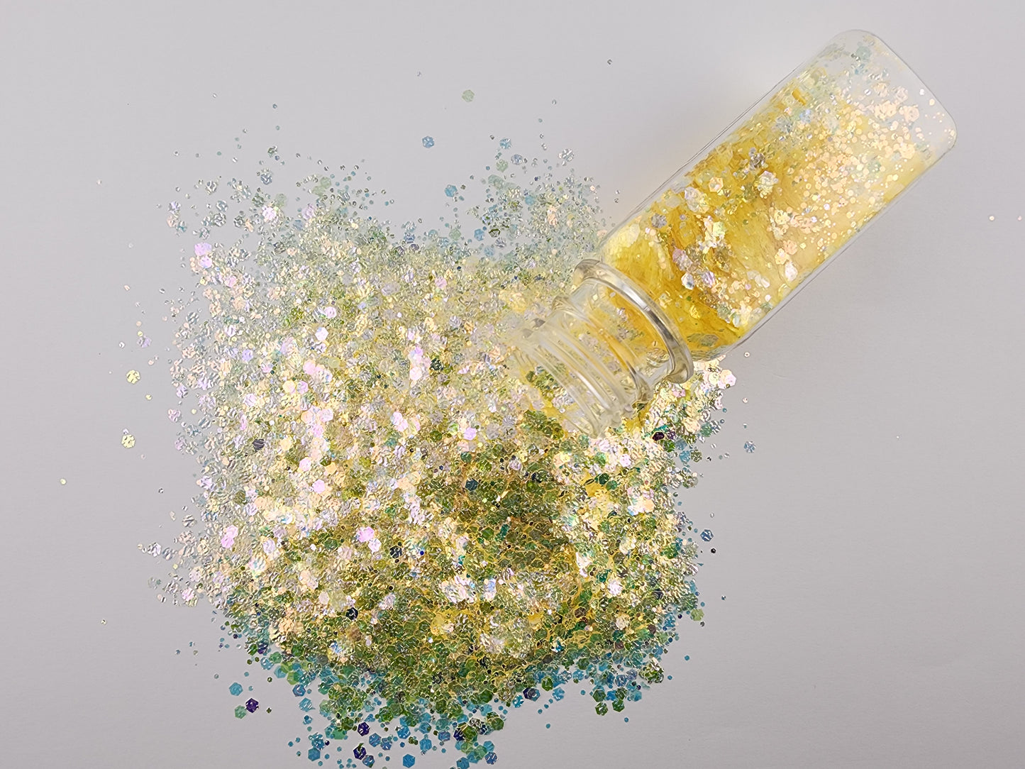 Silk Ruffle Glitter
