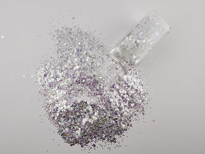 Lace Ruffle Glitter