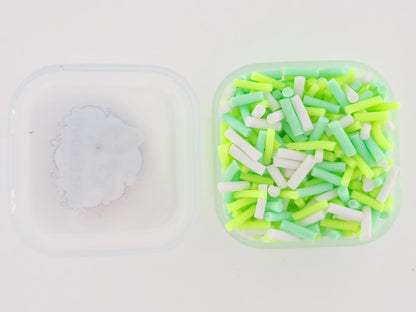 Sprinkles - Green & White