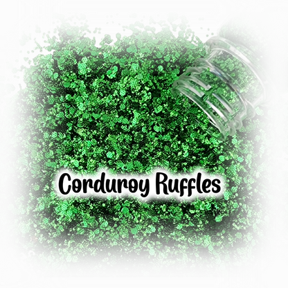 Corduroy Ruffle Glitter