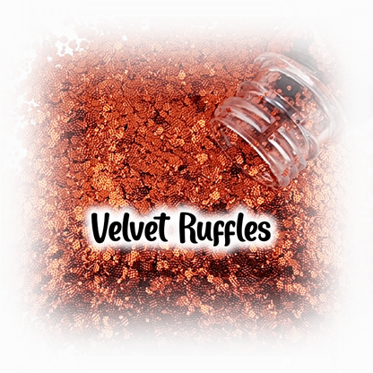 Velvet Ruffle Glitter