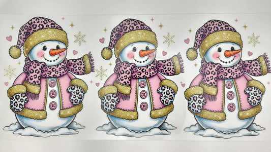 Snowman Design Wrap