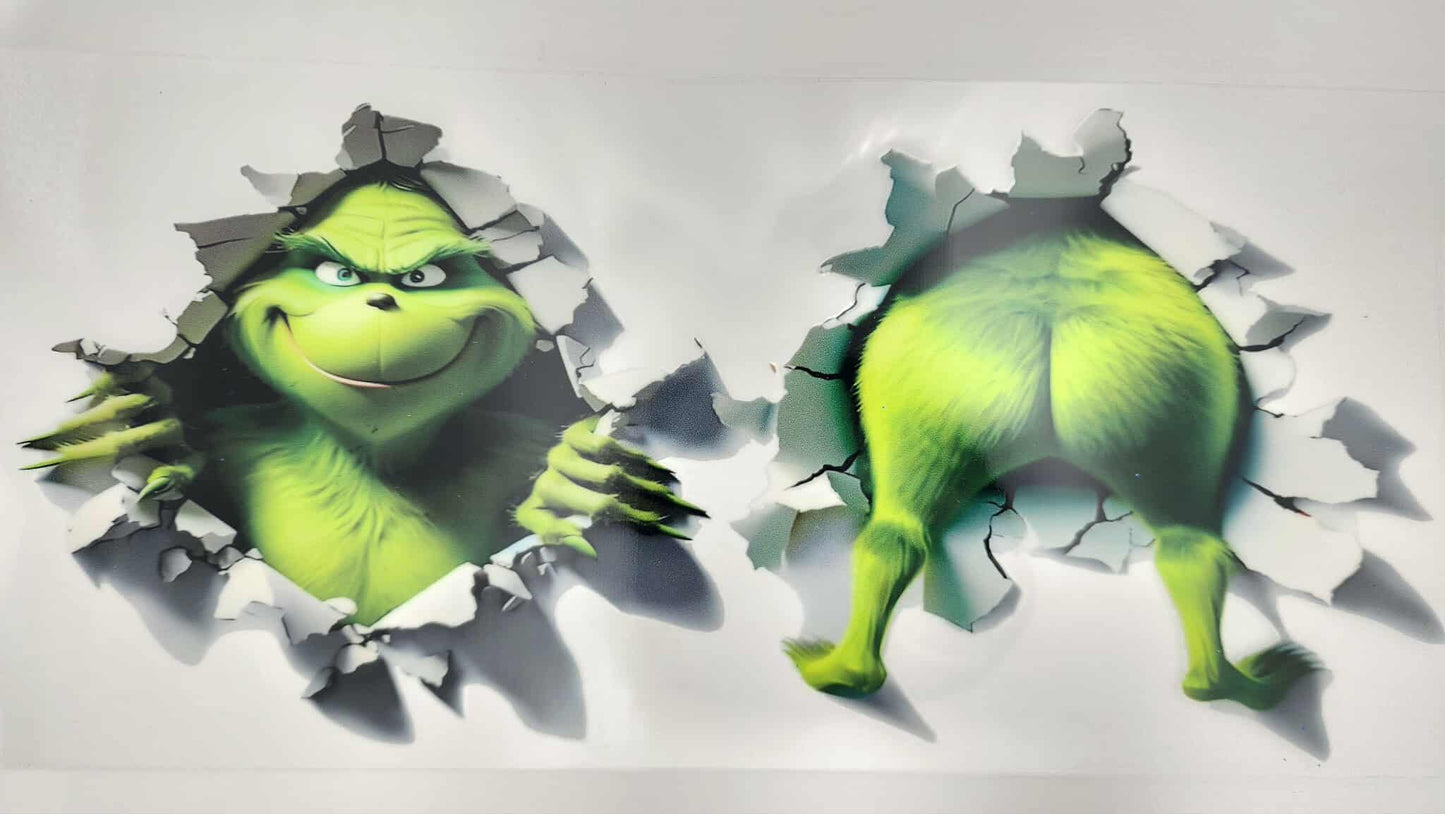 Green Guy Front and Back