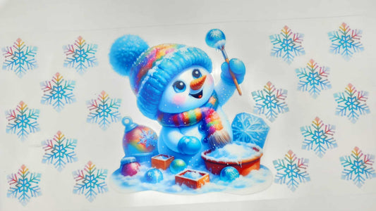 Snowman Design Wrap