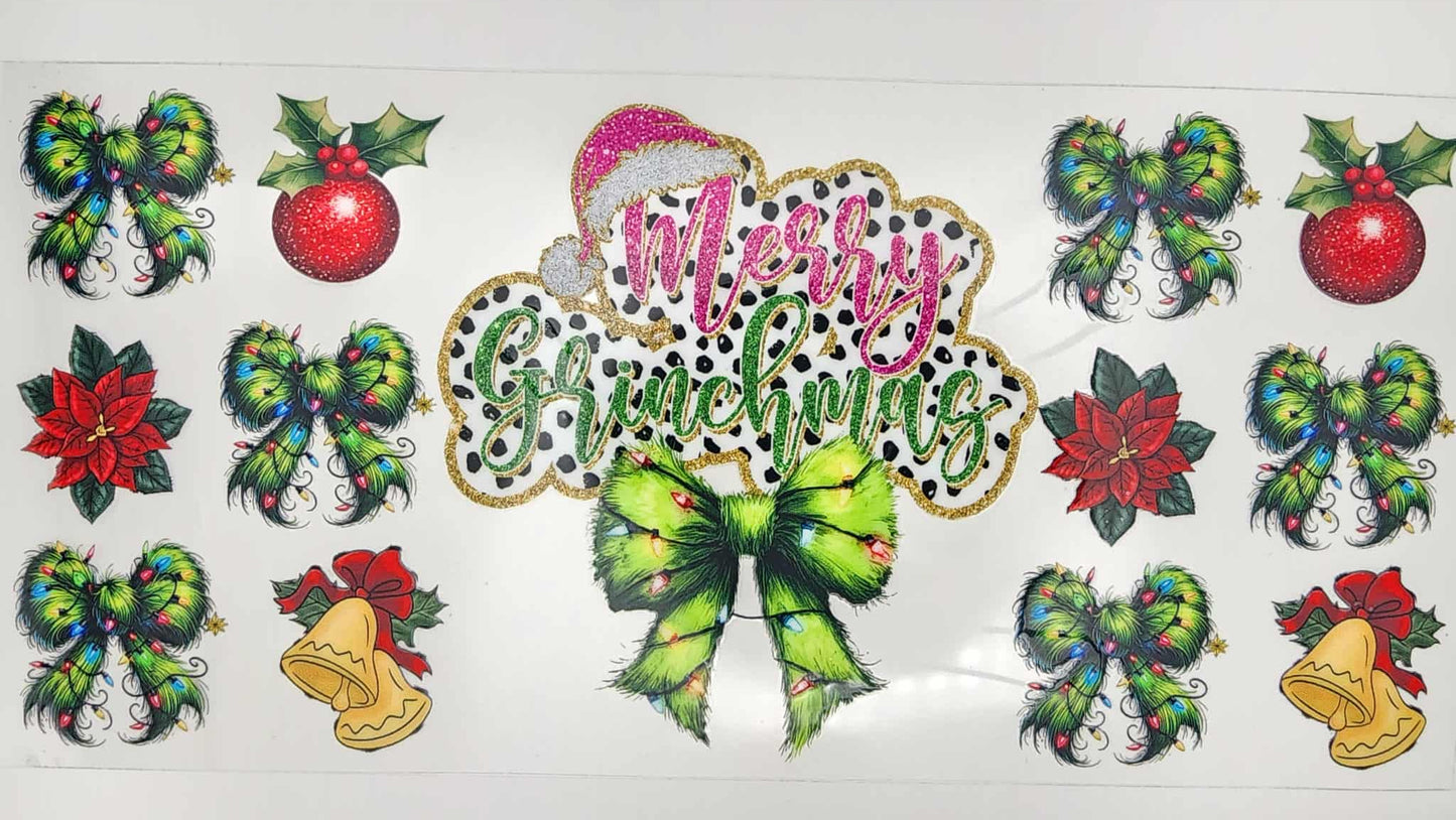 Green Guy Bow Merry Christmas