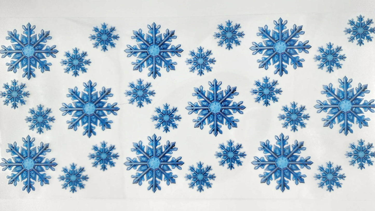 Snowflakes Blue 1