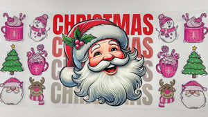 Santa Christmas Pink