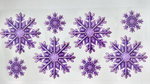 Snowflakes Purple