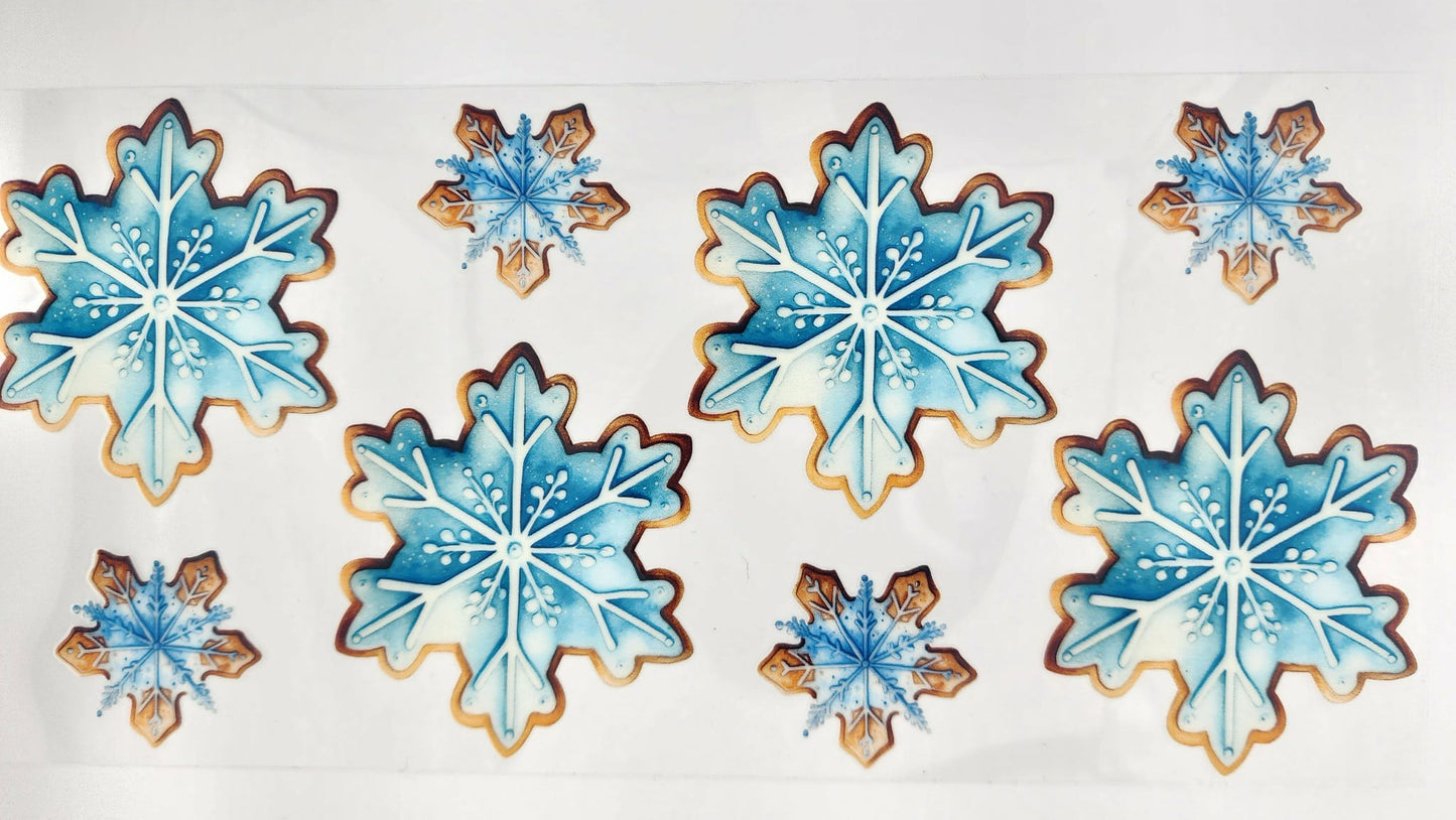 Snowflakes Blue 3