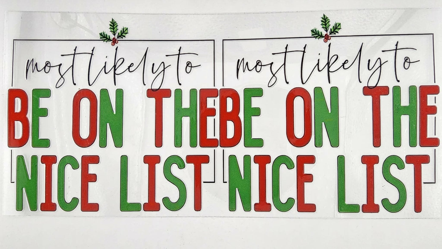 Sassy Christmas - Nice List