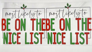 Sassy Christmas - Nice List