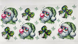 Santa Bubble Gum Green