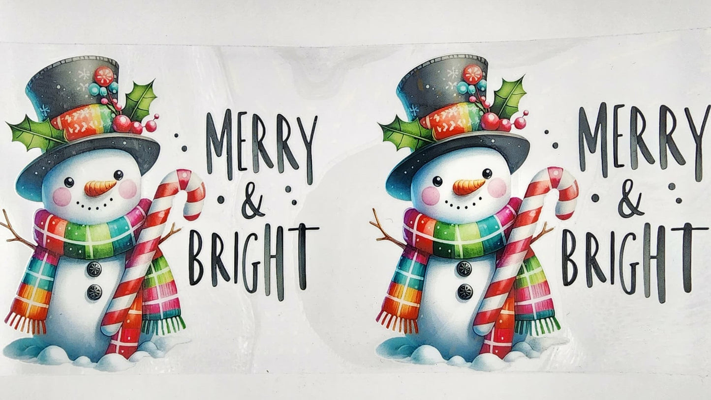Snowman Merry & Bright