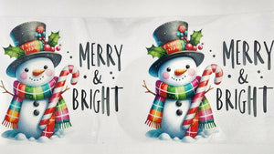 Snowman Merry & Bright