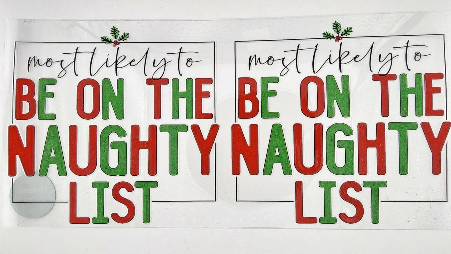 Sassy Christmas - Naughty List