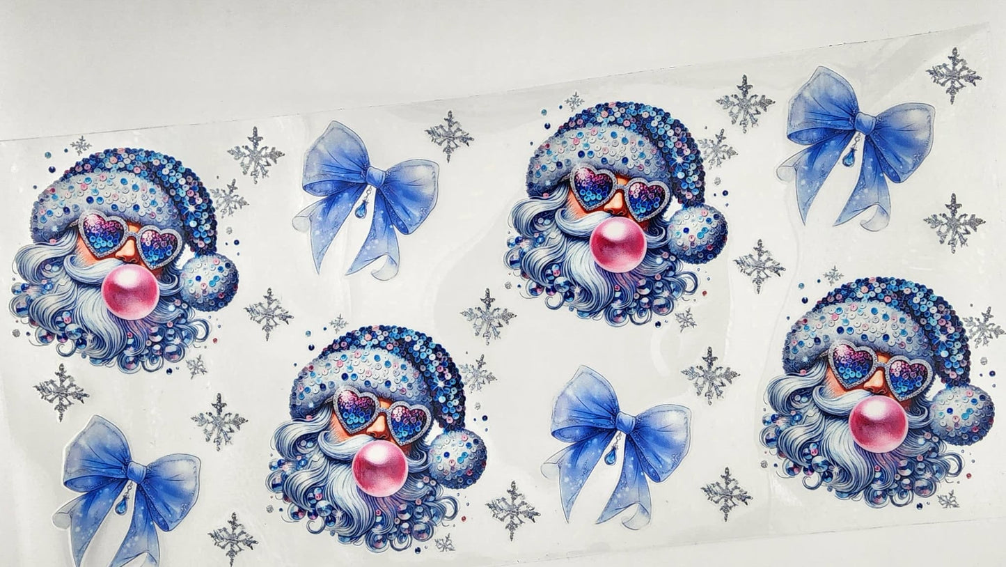 Santa Bubble Gum Blue