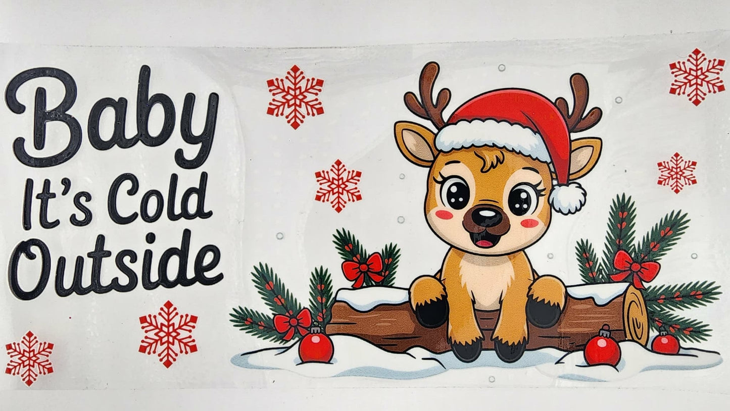 Reindeer Baby It's Cold
