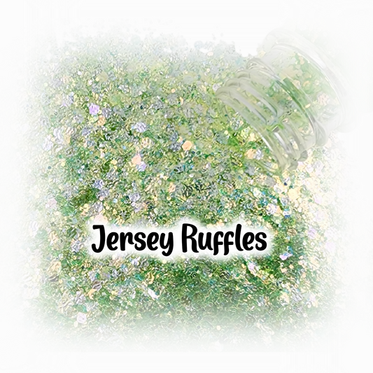 Jersey Ruffle Glitter