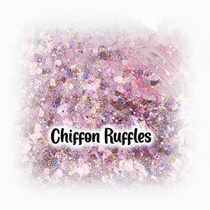 Chiffon Ruffle Glitter