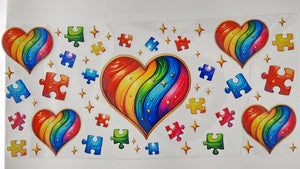 Autism Rainbow Heart