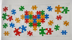 Autism Puzzle Piece Heart
