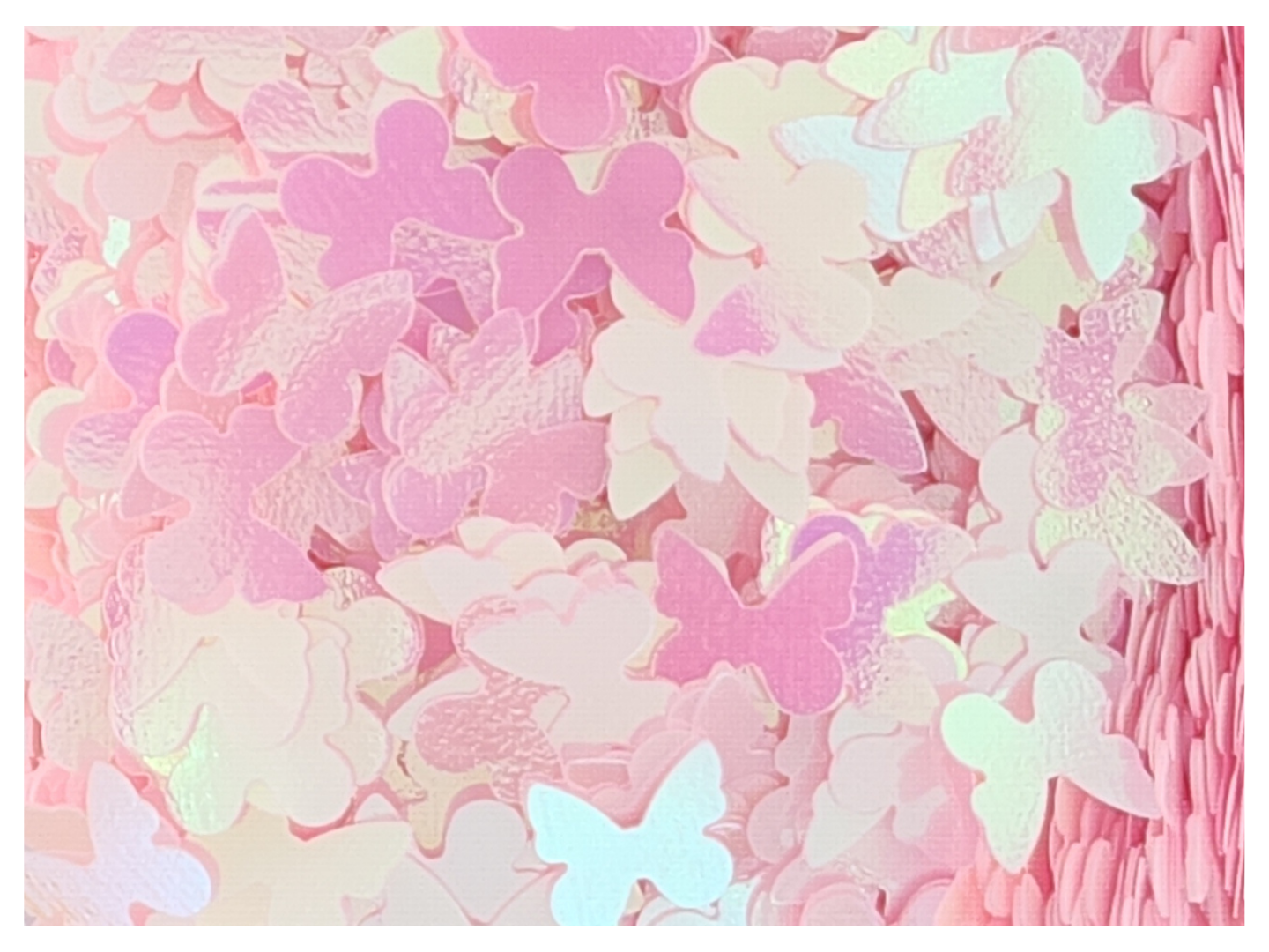 Butterflies - Pink Opal