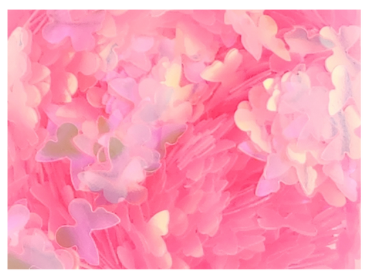 Butterflies - Iridescent Pink