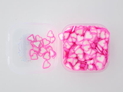 Heart - Pink and White