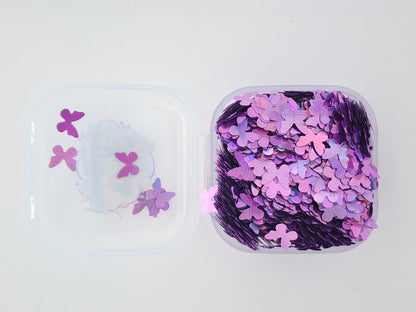 Butterflies - Holographic Purple
