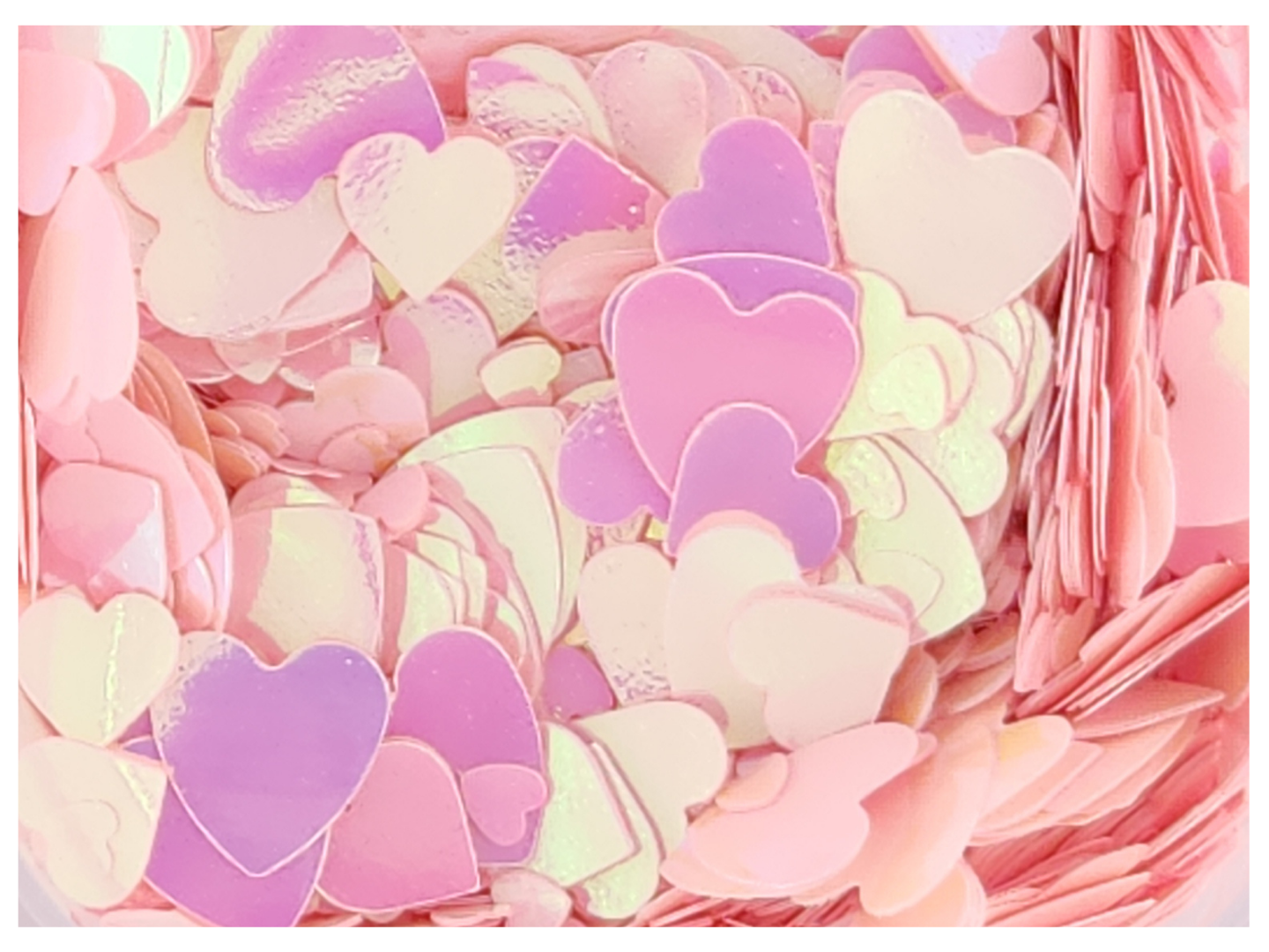 Heart - Pink Irredescent