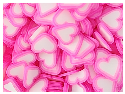 Heart - Pink and White