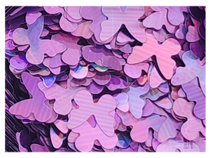 Butterflies - Holographic Purple