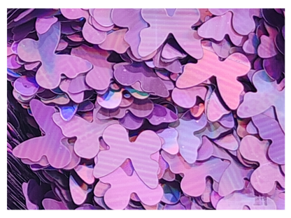 Butterflies - Holographic Purple