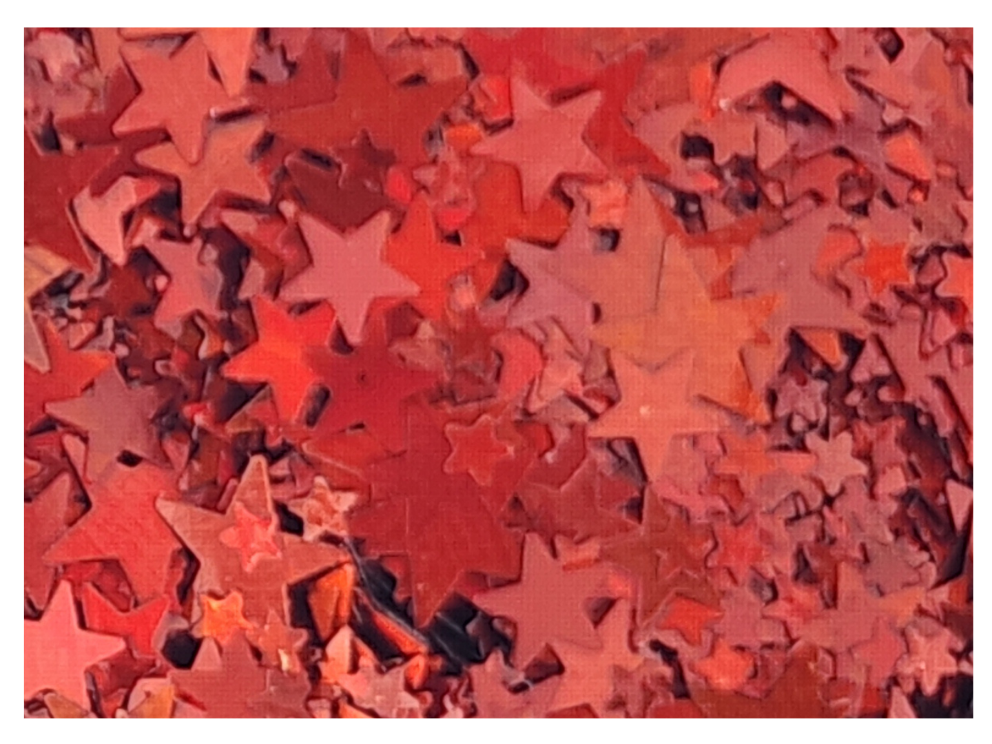 Stars - Holographic Red