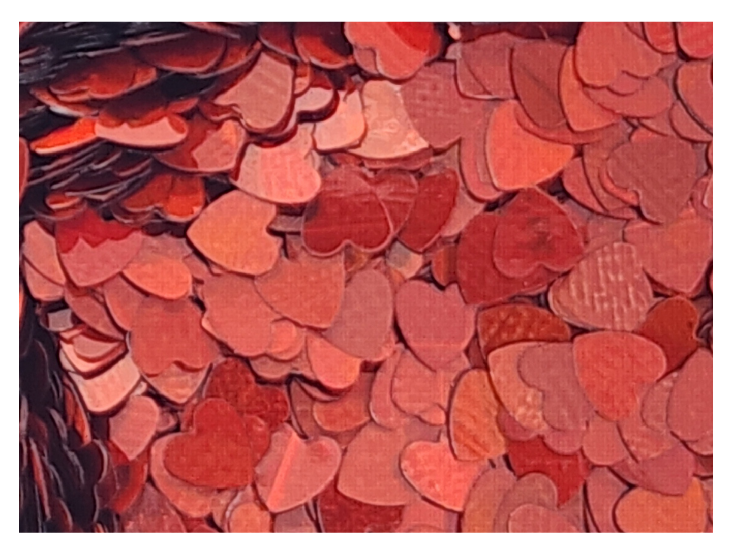 Heart - Red Holographic 01