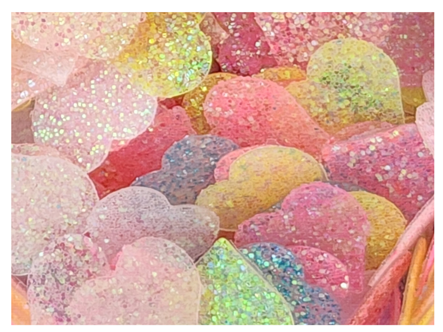 Hearts - Glitter Multicolor