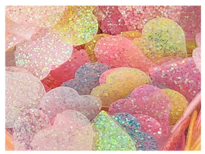 Hearts - Glitter Multicolor