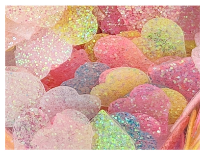 Hearts - Glitter Multicolor
